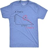 Find X T Shirt Nerdy Math Tee with Funny Design | Funny T Shirts, Graphic Shirts for Men, Cool Science Short Sleeve, Soft Cotton Blend, Novelty Tees for Guys