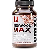 UMZU Redwood Max Nitric Oxide Booster, 1-Month Supply – Advanced Nitric Oxide Supplement with Fitnox Blend, Pine Bark, Resveratrol & Tart Cherry – Promotes Healthy Circulation, Energy and Recovery