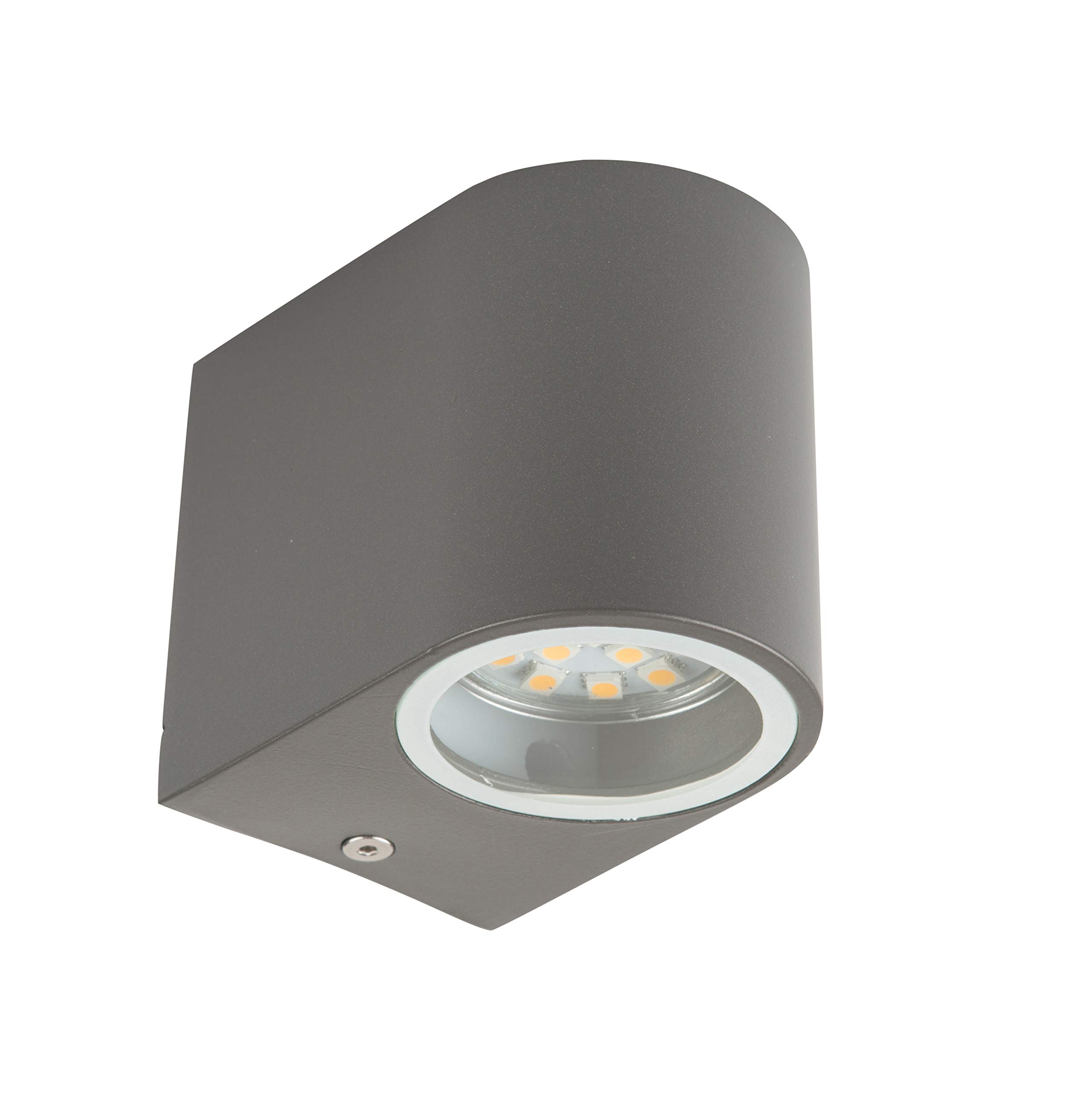 Smartwares Outdoor Wall Down Light, Wired Electric, Integrated LED, Weatherproof