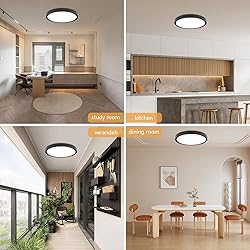 OFFIY 6PK 12 Inch LED Flush Mount Super Slim