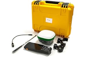 SMAJAYU R26 V1 Rover GNSS Surveying Rover with LP80 collector R26 RTK Receiver NOAA certificated,Static survey,RTK survey for topographic survey,land survey, correction by CORS,Mobile base,TCPIP..