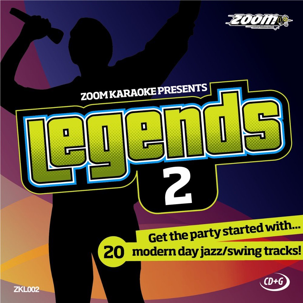 Zoom Karaoke CD+G - Legends Volume 2-20 Jazz/Swing Tracks [Card Wallet]