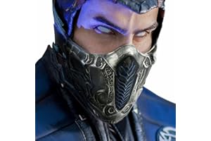 VZQI Mortal Kombat Mask Scorpion Sub-Zero Mask Halloween Game Cosplay Costume Mens