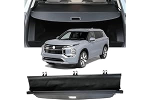 AQAE Cargo Cover Compatible with 2022 2023 2024 2025 2026 Mitsubishi Outlander Trunk Cover Retractable Rear Trunk Security Cover Outlander Accessories Shielding Shade Privacy Screen Cover