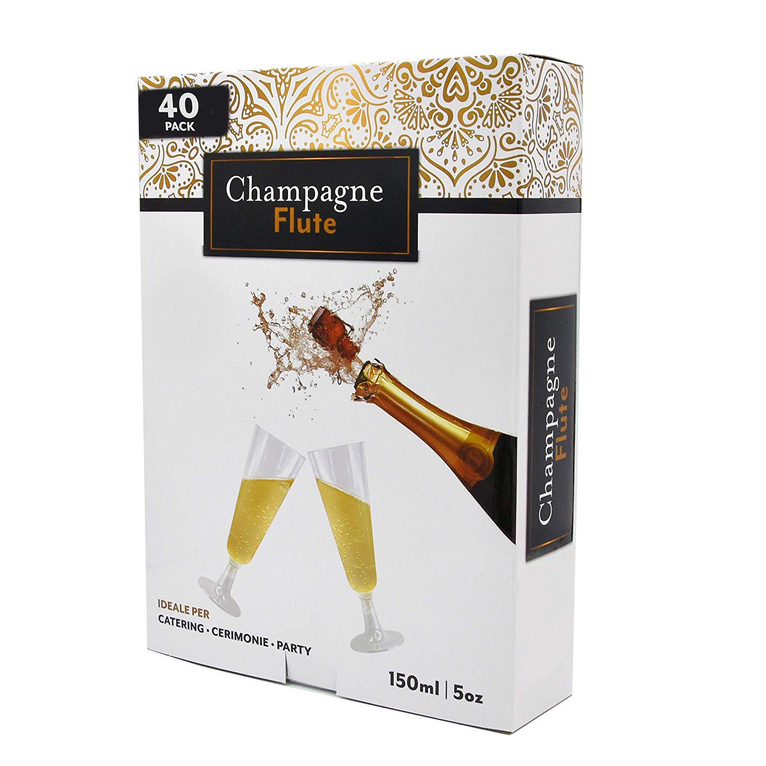 By Wecansourceitltd 50 High Quality One Piece Plastic Disposable Champagne Flute Glass 160 Ml 6oz Animatolka Pl