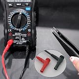 Cleqee 21Pcs Multimeter Test Leads Kit with Replaceable Probes, Clips & Tweezer view 6