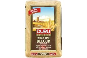 Duru Extra Fine Bulgur, 35.2oz (1000g), Wheat Berries, 100% Natural and Certificated, High Fiber and Protein, Non-GMO, Great 