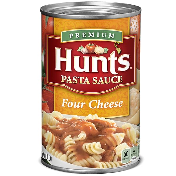 HUNT’S FOUR CHEESE PASTA SAUCE, 24 OZ