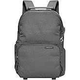BREVITE - The Jumper - Compact Camera Backpacks for Photographers - A Minimalist & Travel-friendly Photography Backpack Compatible With Both Laptop & DSLR Accessories 18L (Charcoal Gray)