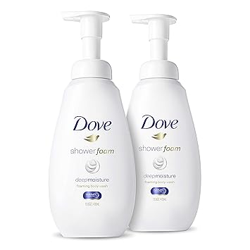 Dove Shower Foam Deep Moisture 13.5 oz, 2 count
