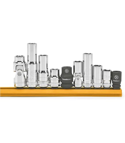 GEARWRENCH Stecknuss 1-3/16 Zoll, 1/2 Zoll Antrieb, Tief – Aus Chrom-Molybdän-Stahl, Für Schlagwerkzeuge