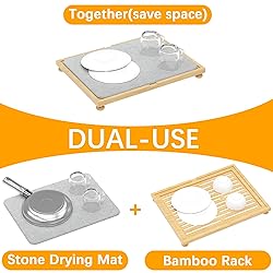 Golener Stone Drying Mat for Kitchen Counter, Dish