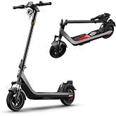 NIU Electric Scooter for Adult - KQi 90 100 200 300 Series E Scooter w/Suspension, 500-1000W Peak Power, 14-37 Max Miles, Top 15-23 MPH, Portable Commuting Escooter, Folding Handlebar(Only 100F, 200F)
