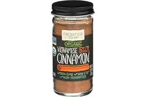 Frontier Herb Cinnamon - Organic - Ground - Vietnamese - 5 Percent Oil - 1.31 Oz