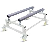 Jet Ski Dolly Cart, PWC Stand with Adjustable Carpeted Bunks | 1000 lbs Capacity, with 4 Casters and 2 Brakes, Heavy-Duty Jet ski/PWC storage and transport