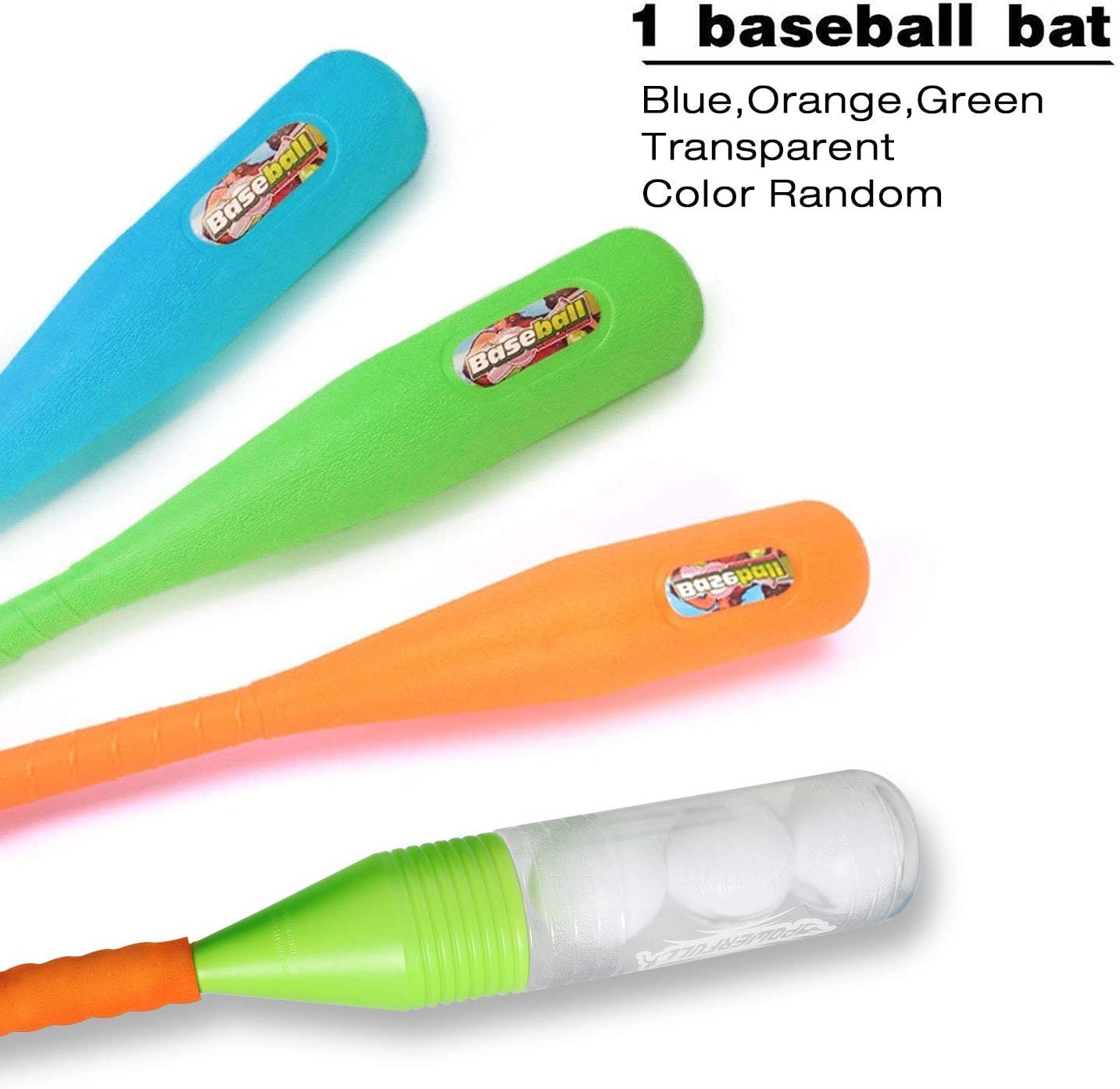 EXERCISE N PLAY Training Automatic Launcher Baseball Bat Toys - Indoor Outdoor Sports Baseball Games T-Ball Set for Children: Toys & Games