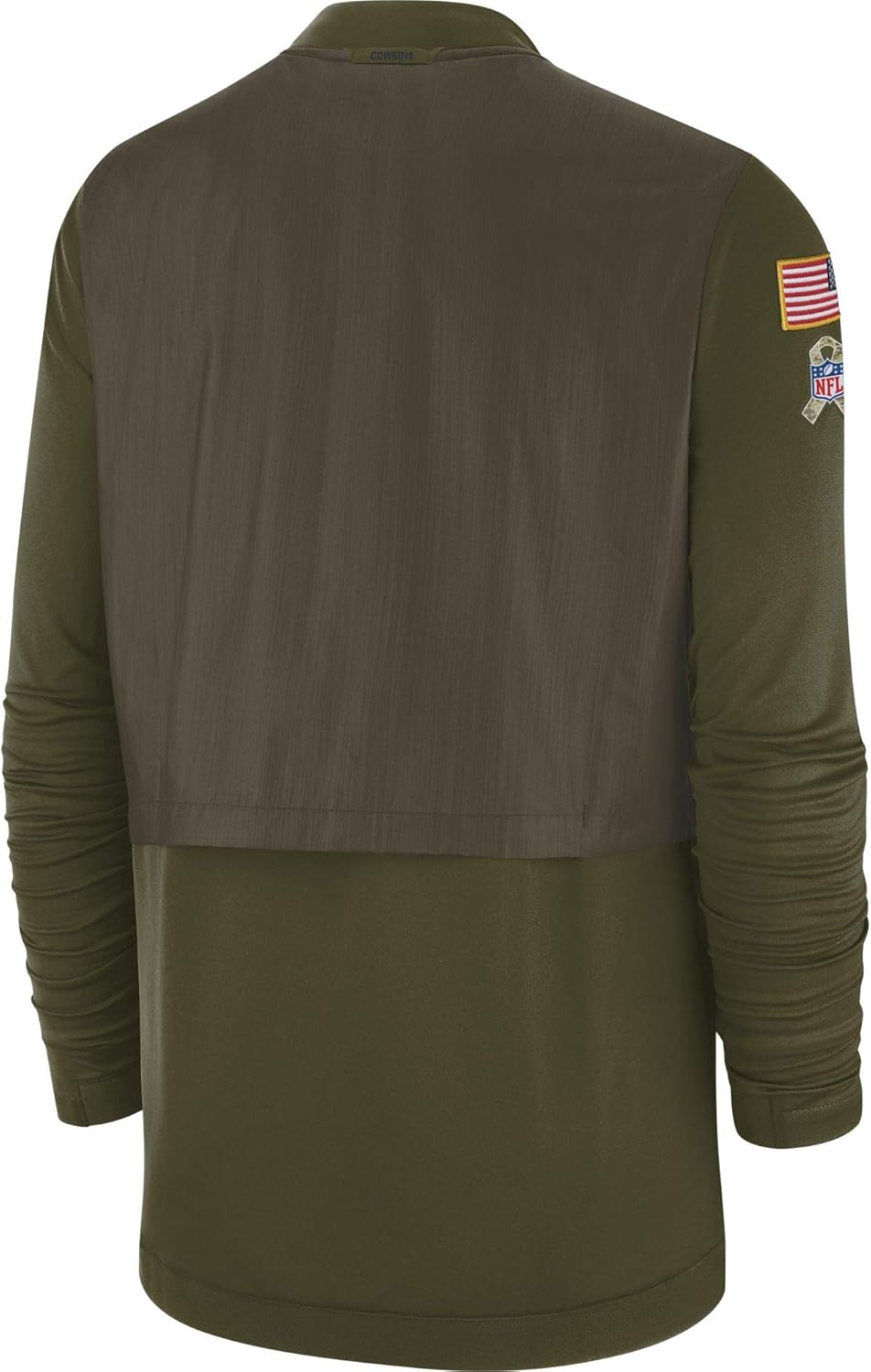 dallas cowboys nike salute to service sideline hybrid jacket