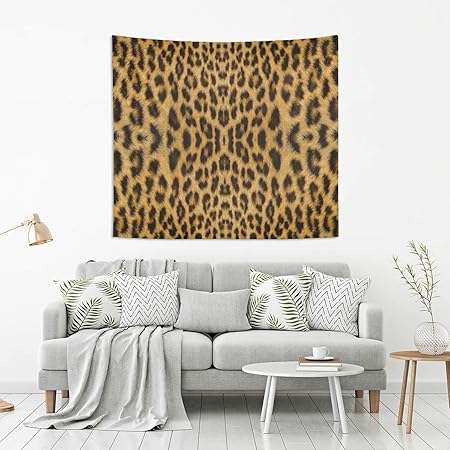 Amazon.de: TropicalLife Irud Wandteppich, Leopardenmuster, Wandbehang