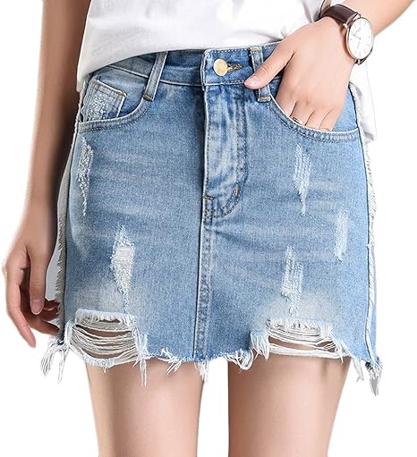 gonna pantaloncino jeans