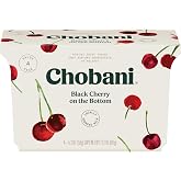 Chobani Greek Yogurt 0 Percent Black Cherry, 21.2 Ounce -- 6 per case.