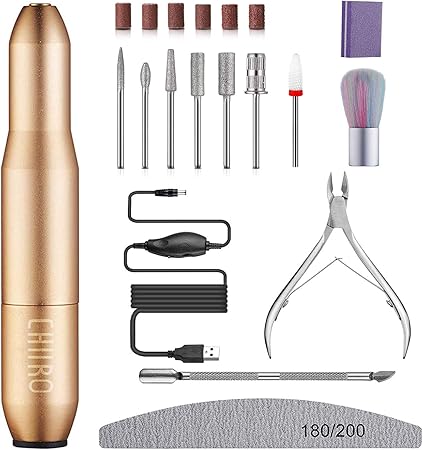 Amazon ネイルケア ネイルマシン ネイルドリル 電動ネイルファイル 角質除去 甘皮処理 高速回転 携帯便利 低振動 低騒音 電動ネイルケアセット 収納ボックス付き ネイル用品 Generies ホーム キッチン 通販