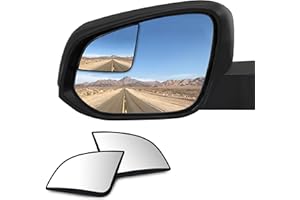 VrooeCoe Convex Stick On Custom Fitted Blind Spot Mirrors Compatible With Toyota Tacoma 2016-2025- Engineered to Provide A Wi