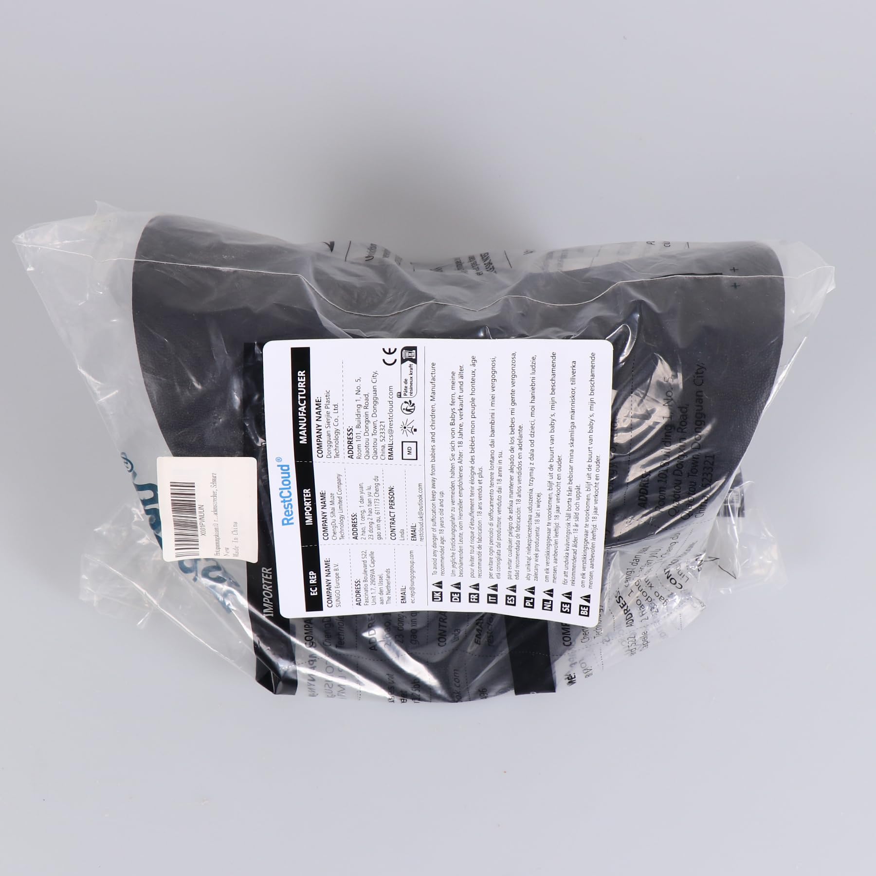 RESTCLOUD Neck and Shoulder Relaxer, Cervical Traction Device for TMJ Pain Relief and Cervical Spine Alignment, Chiropractic Pillow, Neck Stretcher (Black)