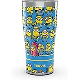 Tervis Traveler Despicable Me: Minionmania Made in USA Double Walled Insulated Tumbler Travel Cup Keeps Drinks Cold & Hot, 20oz, Stainless Steel