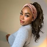 DRESHOW 4 Pack Turban Headbands Women Wide Vintage Knoted Hair Accessories view 3