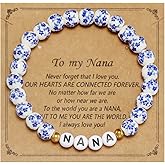 HUTIMY Nana Bracelet Gifts for Grandma Birthday from Grandkids Jewelry Custom Women Nana Gift
