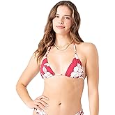 Roxy Women's Bikini Top – Adjustable Straps, Removable Pads, UPF 50+, Quick-Dry, Swimwear Top, Beachwear