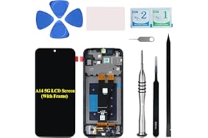 Viimon for Samsung A14 5G OEM LCD Screen Replacement with Frame Compatible with Samsung Galaxy A14 5G SM-A146U LCD Display Touch Screen Digitizer Assembly with Repair Tools