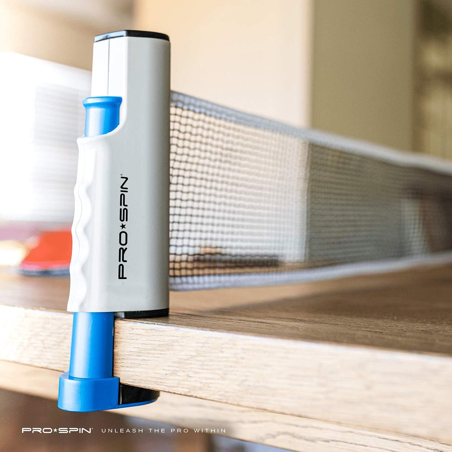 PRO SPIN Play Anywhere Portable Ping Pong Net – Retractable Table Tennis Net for Any Table Includes Convenient Storage Bag : Sports & Outdoors