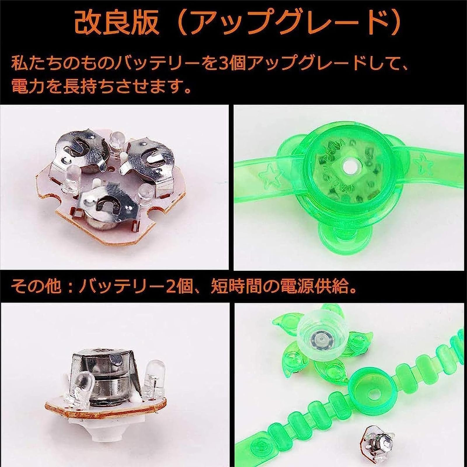 Kids Toy LED Luminous Ring, Bracelet, Glowing Ring, Rotating, Light Toy, Live, Concert, Festival, Fireworks Festival, Halloween, Christmas New Year Party, Birthday Gift, Set of 21