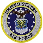 EagleEmblems PM0002 PM0002 Patch-USAF Emblem (03) (3'')