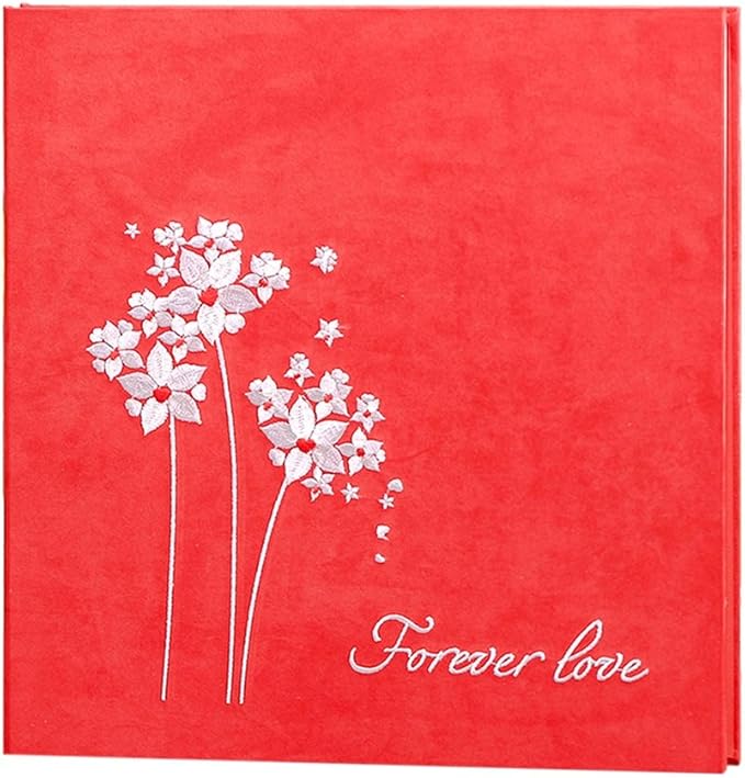 Amazon Lanna Shop クリエイティブファッションフォトアルバム 手作りカップル記念スクラップブックdiyアルバム ウェディングメモ型写真album 33 X 32 X 3 Cm キッチン用品 オンライン通販