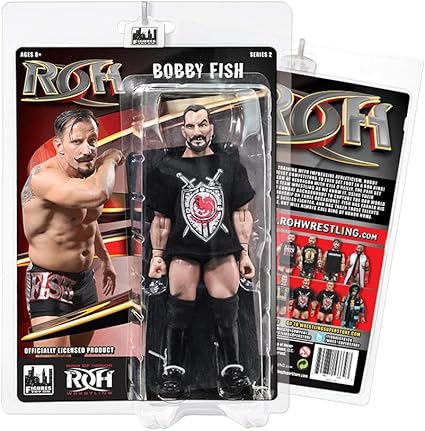 action figure with fish