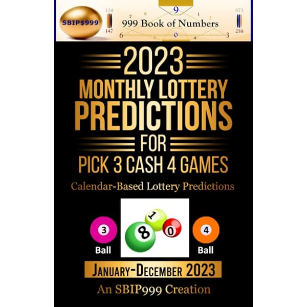 2023 Monthly Lottery Predictions for Pick 3 Cash 4 Games: Calendar-Based  Lottery Predictions: Maynu, Ama, Numbers, 999 Book of: 9798362386740:  Amazon.com: Books