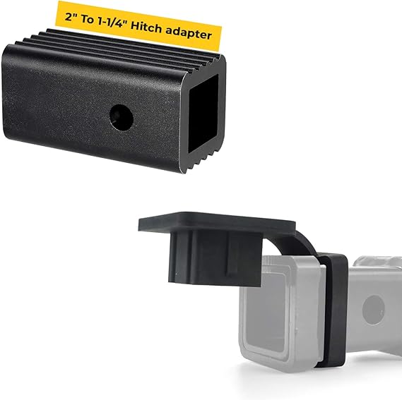 BougeRV 2 Inch Trailer Hitch Cover and Trailer Hitch