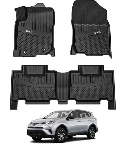 WeatherTech All-Weather Floor Mats Front Row 4-Piece Set - Black - Vehicle Specific Fit WTCB174201