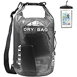 HEETA Waterproof Dry Bag for Women Men, 5L/ 10L/ 20L/ 30L/ 40L Roll Top Lightweight Dry Storage Bag Backpack with Phone Case