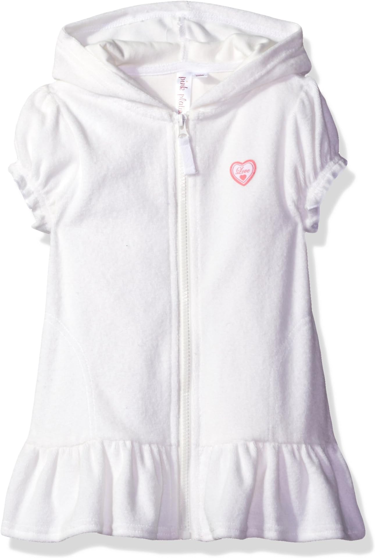 Toddler Girls' Hooded Terry Swim Cover Up