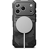 Ringke Rugged Gear for iPhone 17 Pro Case [Compatible with MagSafe] Prevents Oily Smudges Non-Slip Enhanced Grip Protective Cover Precise Cutouts for Camera - Magnetic Camo Black