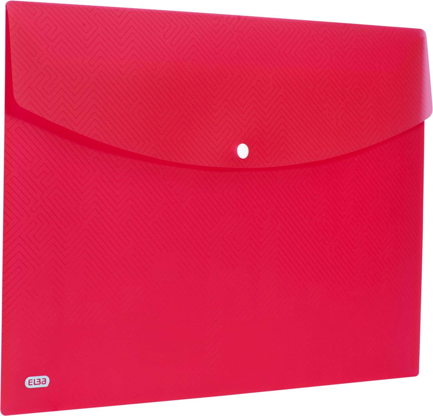 Elba Wallets, Urban A4, Rounded Corners, snap Closure, Pack of 5, Plastic, Translucent, Assorted a3 Pink