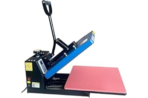Fancierstudio Heat Press 15x15 - Digital Sublimation & Rhinestone T-Shirt Press (Clamp Shell) (FS15x15 BBP Pull Out)