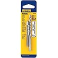 IRWIN Drill And Tap Set, 1/4-Inch - 20 NC Tap and 13/64-Inch Drill Bit (80230)