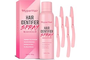 HyperHair Hair Identifier Spray for Face Shaving, Moisturizing and Skin Care Dermaplane Sprays, Dermaplane Kit, Hair Identifier Spray for Face Dermaplaning, Suitable for All Skin Types