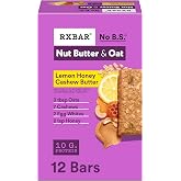 RXBAR Nut Butter and Oat Protein Bars, Protein Snacks, Snack Bars, Lemon Honey Cashew Butter, 23.2oz Box (12 Bars)