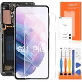Screen Replacement for Samsung Galaxy S21 Plus AMOLED LCD with Frame for Samsung S21+ Screen Replacement SM-G996B SM-G996U LCD Display Touch Digitizer Assembly with Tools 6.7 inch Black