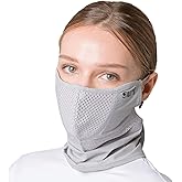 SUIGOLF KOREA (Type H) UV Sun Protection Balaclava Half Face Mask - For Golf, Hiking, Running, Cycling & Outdoor Sports